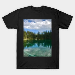 Trees and Reflection in Lake T-Shirt